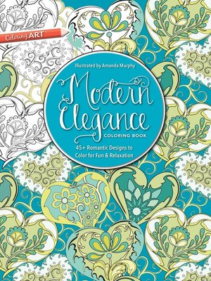 cover image of Modern Elegance Coloring Book